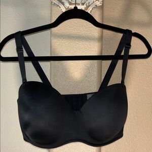 Cacique Black Strapless Bra